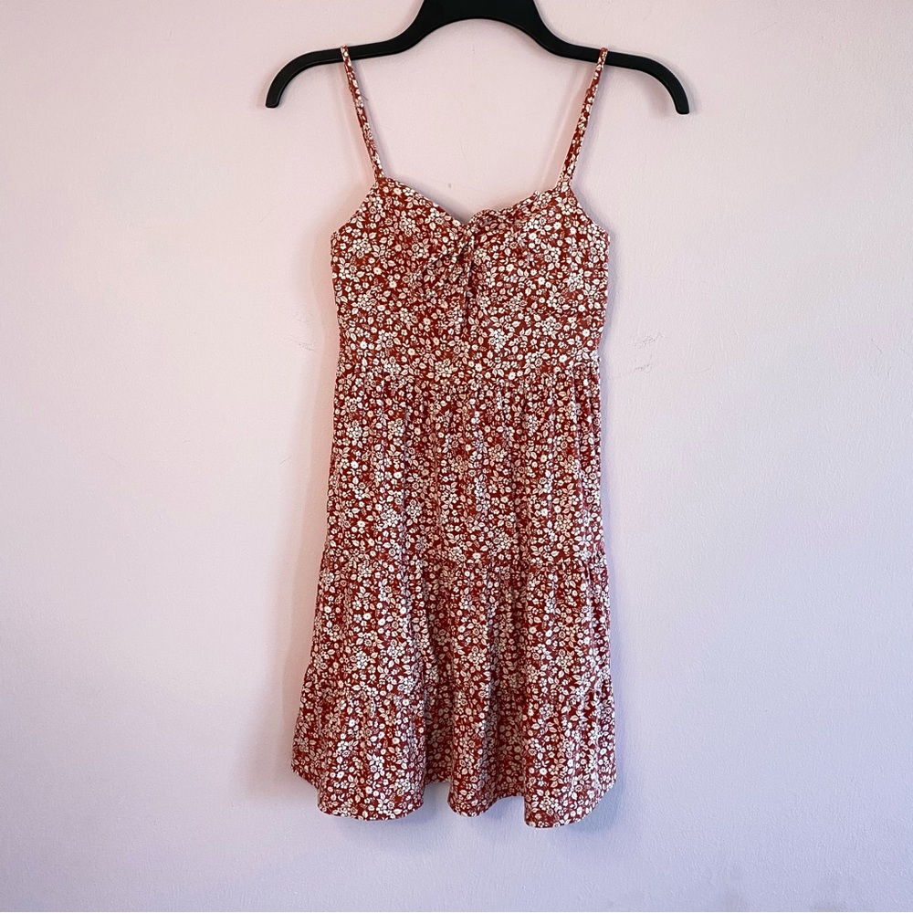 No Boundaries Women’s Size XS Floral Red Summer Dress